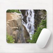 Wasserfall in Nationalpark des Mount Rainier Mousepad (Mit Mouse)