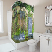 Wasserfall in Natureland Duschvorhang (Beispiel)