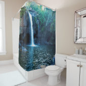 Wasserfall in Natureland Duschvorhang (Beispiel)