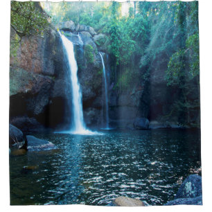 Wasserfall in Natureland Duschvorhang