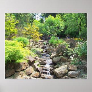 Wasserfall in Oklahoma Poster