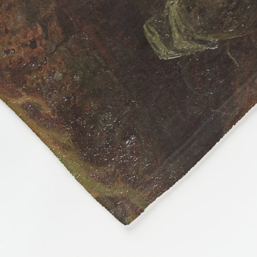 Wasserfall in Schweden (von Marcus Larson) Fleecedecke (Ecke)