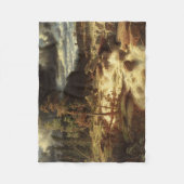 Wasserfall in Schweden (von Marcus Larson) Fleecedecke (Vorderseite)