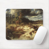 Wasserfall in Schweden (von Marcus Larson) Mousepad (Mit Mouse)