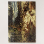 Wasserfall in Schweden (von Marcus Larson) Puzzle (Vertikal)