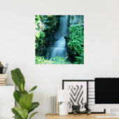 WASSERFALL IN SHAWS GARDEN POSTER (Heimbüro)