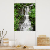 Wasserfall in Smokey Mountains Poster (Küche)
