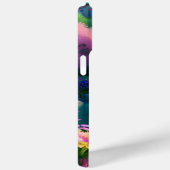 Wasserfall in Teich mit Blume Case-Mate iPhone Hülle (Rückseite / Rechts)