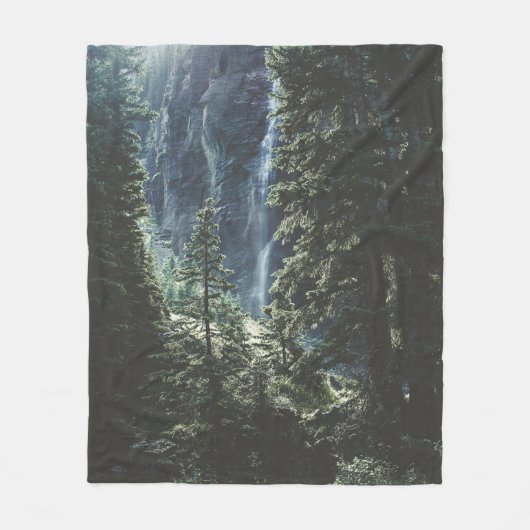 WASSERFALL IN TELLURIDE FLEECEDECKE (Vorderseite)