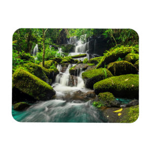 Wasserfall in Wanne Berk Berg des Dschungel-  Phu Magnet