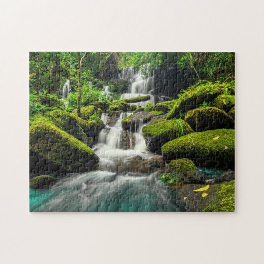Wasserfall in Wanne Berk Berg des Dschungel-| Phu Puzzle (Horizontal)