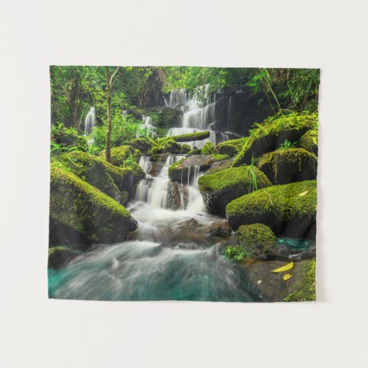 Wasserfall in Wanne Berk Berg des Dschungel-| Phu Wandteppich (Vorderseite (Horizontal))