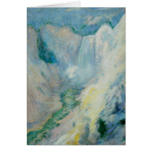 Wasserfall in Yellowstone von Twachtman, Vintage A