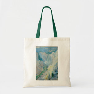 Wasserfall in Yellowstone von Twachtman, Vintage A Tragetasche