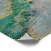 Wasserfall in Yellowstone von Twachtman, Vintage K Poster (Ecke)