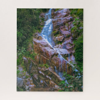 Wasserfall - Inkapfad, Peru - Wanderfotografie Puzzle