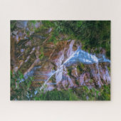 Wasserfall - Inkapfad, Peru - Wanderfotografie Puzzle (Horizontal)