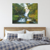 Wasserfall, Insel Skye, Schottland Leinwanddruck (Insitu (Schlafzimmer))