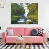 Wasserfall, Insel Skye, Schottland Leinwanddruck (Insitu (Wohnzimmer))