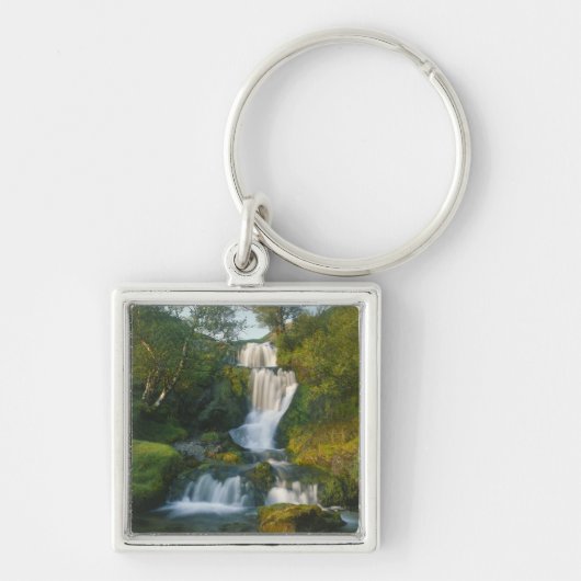 Wasserfall, Insel Skye, Schottland Schlüsselanhänger (Vorne)