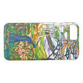 Wasserfall Iris Birch Tiffany Glasfenster Case-Mate iPhone Hülle (Rückseite (Horizontal))
