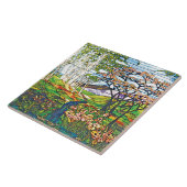 Wasserfall Iris Birch Tiffany Vintages festes Glas Fliese (Seite)