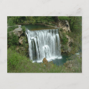 Wasserfall - Jajce Postkarte