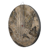 Wasserfall (japanische Landschaftskunst) (Kano Mot Dartscheibe (Vorderseite rechts)