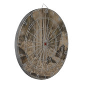 Wasserfall (japanische Landschaftskunst) (Kano Mot Dartscheibe (Vorderseite Links)