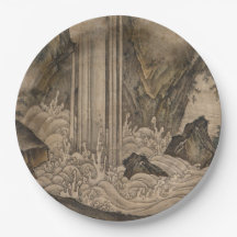 Wasserfall (japanische Landschaftskunst) (Kano Mot