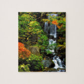 Wasserfall-japanischer Garten Portland Puzzle (Vertikal)