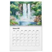 Wasserfall-Kalender Kalender (Feb 2027)