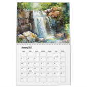 Wasserfall-Kalender Kalender (Jan 2027)