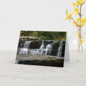 Wasserfall Karte (Gelbe Blume)