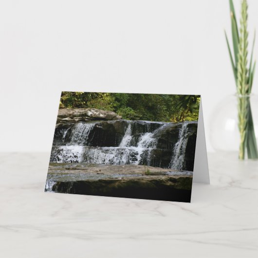 Wasserfall Karte (Vorderseite)