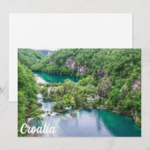 Wasserfall-Kaskade im Park der Plitvice Seen, Kroa (Vorne/Hinten)