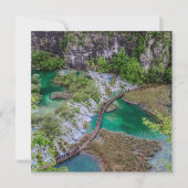 Wasserfall Kaskade im Park der Plitvicer Seen (Vorderseite)