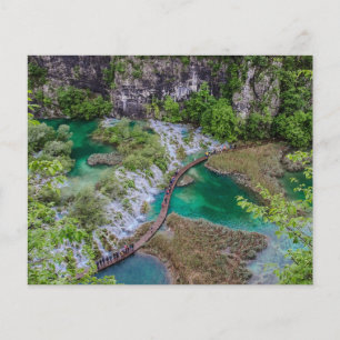 Wasserfall Kaskade im Park der Plitvicer Seen Flyer