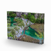 Wasserfall Kaskade im Park der Plitvicer Seen Fotoblock (Rechts)
