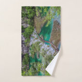 Wasserfall Kaskade im Park der Plitvicer Seen Handtuch (Handtuch)