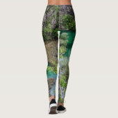 Wasserfall Kaskade im Park der Plitvicer Seen Leggings (Rückseite)