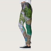 Wasserfall Kaskade im Park der Plitvicer Seen Leggings (Links)