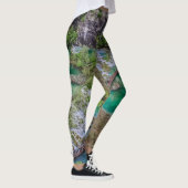 Wasserfall Kaskade im Park der Plitvicer Seen Leggings (Rechts)