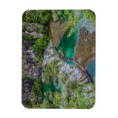 Wasserfall Kaskade im Park der Plitvicer Seen Magnet (Vertikal)