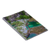 Wasserfall Kaskade im Park der Plitvicer Seen Notizblock (Rechte Seite)