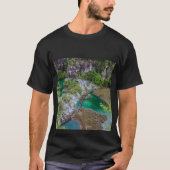 Wasserfall Kaskade im Park der Plitvicer Seen T-Shirt (Vorderseite)