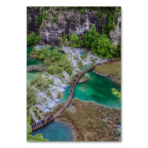 Wasserfall Kaskade im Park der Plitvicer Seen Tischnummer