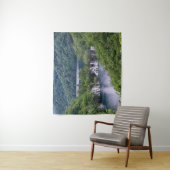 Wasserfall Kaskade mit grünem Wald in Kroatien Wandteppich (Beispiel)