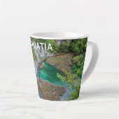 Wasserfall Kaskade Plitvicer Seen Park Lago Maggio Milchtasse (Rechte Ecke)