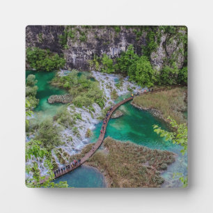 Wasserfall Kaskade Plitvicer Seen Park Leinwand Pr Fotoplatte